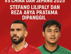 Skuad Timnas Indonesia vs China dan Jepang 2025: Stefano Lilipaly dan Reza Arya Pratama Dipanggil