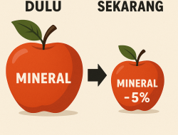 Penyebab Buah dan Sayur Kekurangan Mineral di Era Pertanian Modern